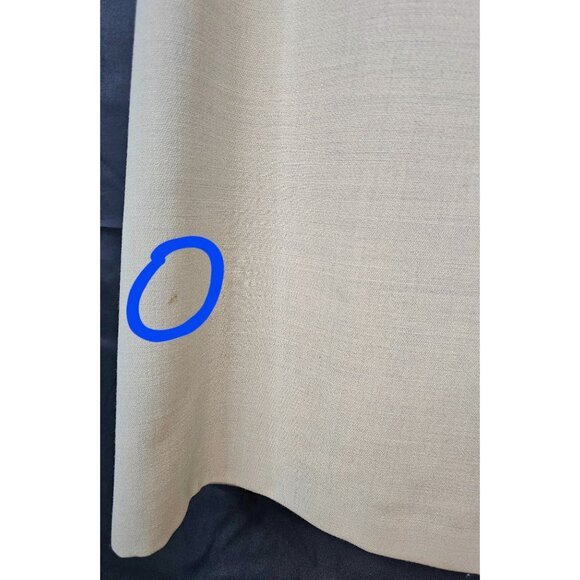 Vintage 1950s-60s MillerBresce By Fenway Beige Cashmere A-Line Coat With Fur Col - Picture 7 of 15